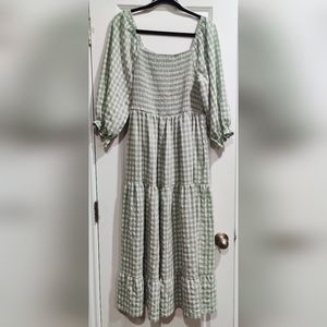 Cottagecore Gingham Dress